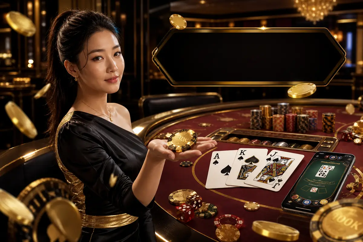 jdbygg Live Dealer Baccarat ကစားပွဲ